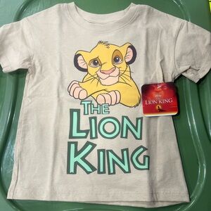 Disney The Lion King Kids Short Sleeve Tee - Tan